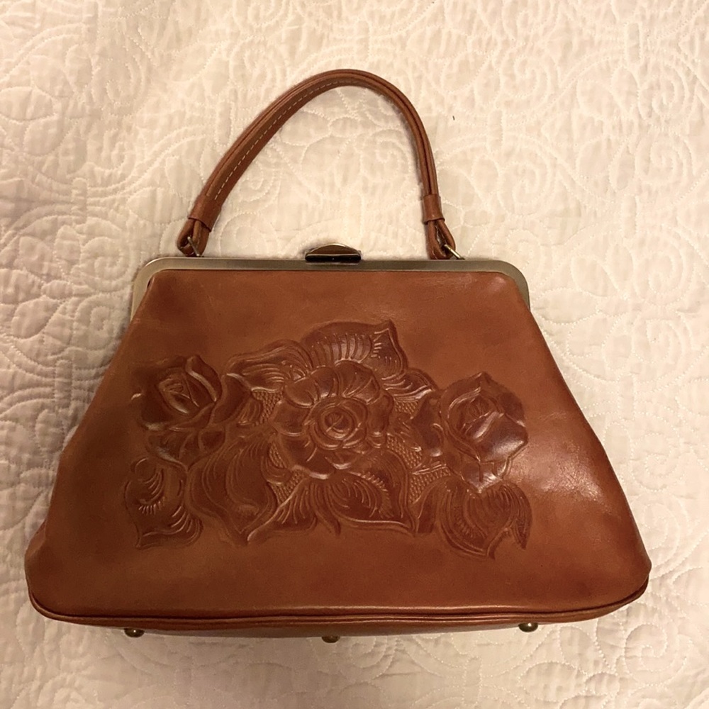 Designer bag- Patricia Nash | Italian leather | Brown